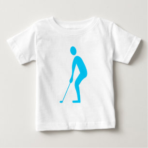 Putting - Sky Blue Baby T-shirt
