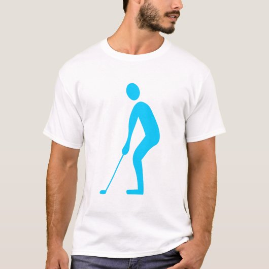 Putting - Sky Blue T-Shirt (Vorderseite)