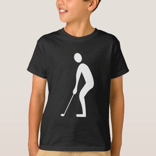 Putting - White T-Shirt (Vorderseite)