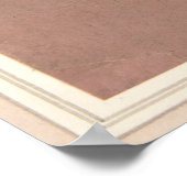 Putto und Angel Holding a Banderole Poster (Ecke)