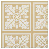 Putty Acorn und Leaf Tile Design Stoff (Muster)