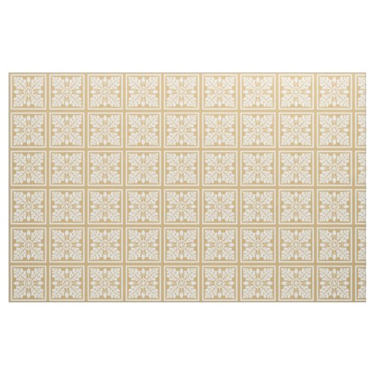 Putty Acorn und Leaf Tile Design Stoff (Fat Quarter (45,7 x 55,9 cm))