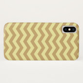 Putty Cream Neutral Chevrons Case-Mate iPhone Hülle (Rückseite (Horizontal))