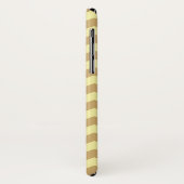 Putty Cream Neutral Chevrons Case-Mate iPhone Hülle (Hinten/Links)