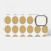 Putty Neutral Dots iPhone Hülle (Rückseite (Horizontal))