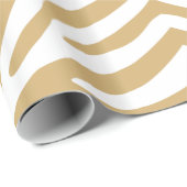 Putty Neutral Zebra Geschenkpapier (Rolleneckpunkt)