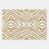 Putty Neutral Zebra Geschenkpapier Set (Vorderseite 3)