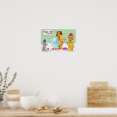 Putz deine Zähne! Poster (Küche)