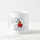 Putzen Sie Ihre Zähne Kaffeetasse (Vorderseite Links)