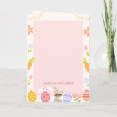 Putzfect Ragdoll Cat Bunny Oaster Karte (Rückseite)