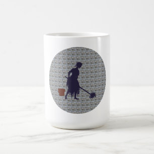 Putzfrau Aschenputtel charwoman Cinderella Kaffeetasse