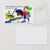 Putzfrau Visitenkarte (Vorne/Hinten)