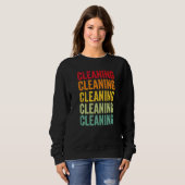 Putzfreak Regenbogen Sweatshirt (Vorne ganz)