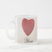Putzhintergrund Love you Mattglastasse (Links)
