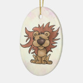 putziger Löwe Keramik Ornament (Links)