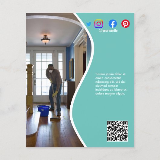 Putzposter STUDIO Plakat Flyer (Hinten)