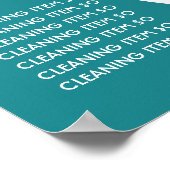 Putzposter STUDIO Plakat Flyer (Ecke)