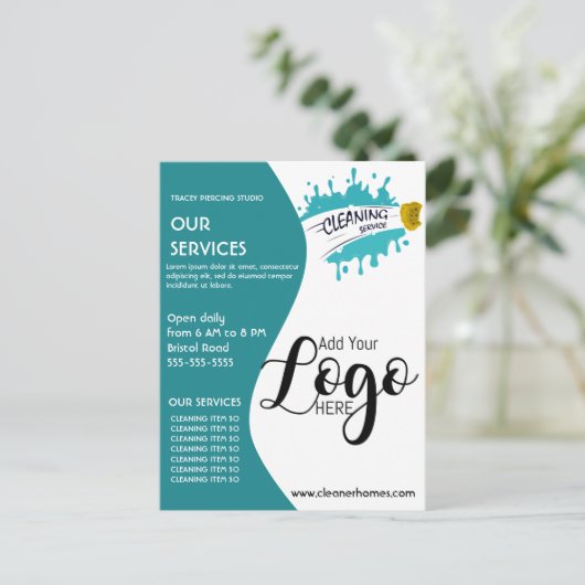 Putzposter STUDIO Plakat Flyer Postca Postkarte (Stehend Vorderseite)