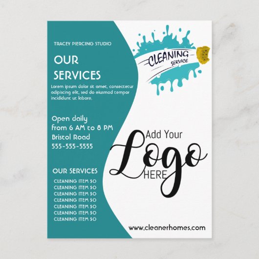 Putzposter STUDIO Plakat Flyer Postca Postkarte (Vorderseite)