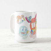 Putzt eure Zähne, kleine Monster! Kaffeetasse (Vorderseite Links)