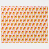 Puuh Fleece-Decke Fleecedecke (Vorderseite (Horizontal))