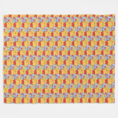 Puuh Fleecedecke (Vorderseite (Horizontal))