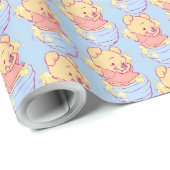 Puuh Geschenkpapier (Rolleneckpunkt)