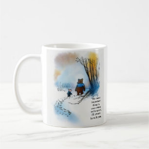Puuh-Zitat "Auch wenn wir getrennt sind Kaffeetasse