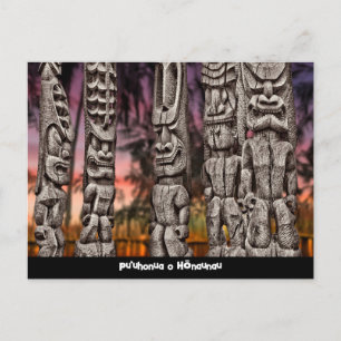 Pu'uhonua o Hōnaunau, Stammesrat Postkarte