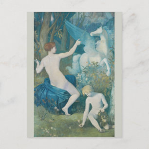 Puvis de Chavannes Fantasy CC0111 Dreamlike Postkarte