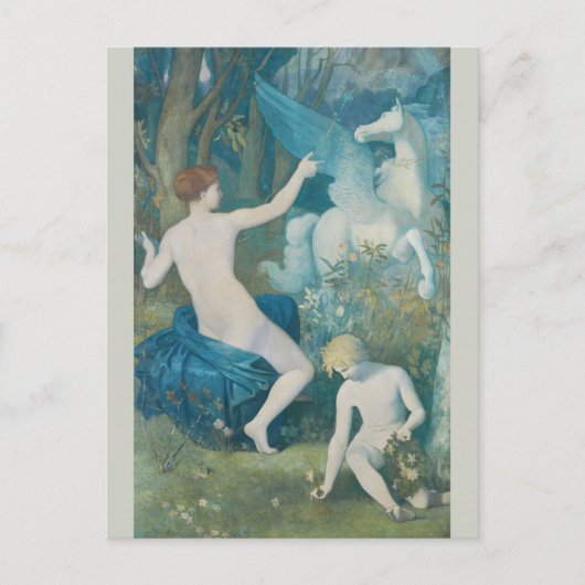 Puvis de Chavannes Fantasy CC0111 Dreamlike Postkarte (Vorderseite)