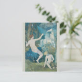 Puvis de Chavannes Fantasy CC0111 Dreamlike Postkarte (Stehend Vorderseite)