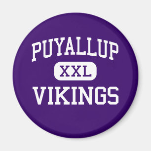 Puyallup - Wikings - Hoch - Puyallup Washington Magnet