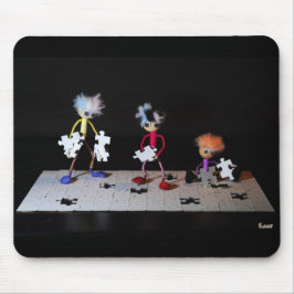 Puzzel humor met de Fubby's. Mousepad