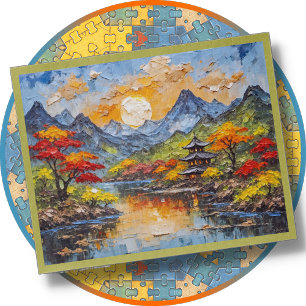 PUZZEL - Japanische Landschaft - Digitale Kunst Puzzle