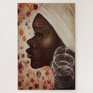 Puzzelnde Afrikanerin Puzzle