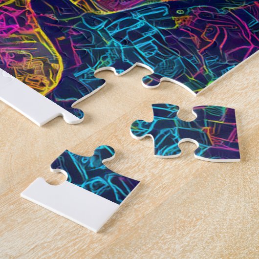 Puzzle #002 der künstlerischen Alien (Seite)