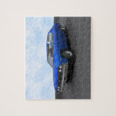 Puzzle:1968 Chevelle SS: Blauer Abschluss Puzzle (Vertikal)