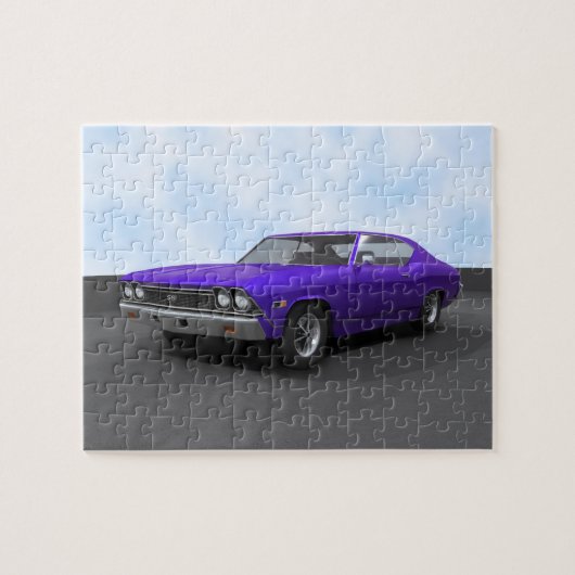 Puzzle: 1968 Chevelle SS: Lila Finish Puzzle (Horizontal)
