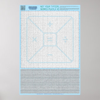PUZZLE #1: Math Equations - Standard Poster