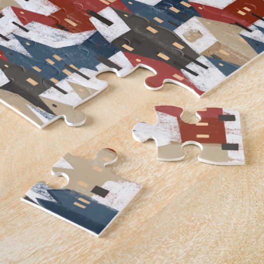 Puzzle (27,9 x 35,5 cm, 252 Stk.) - Winterhäuser (Seite)