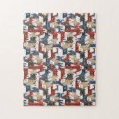 Puzzle (27,9 x 35,5 cm, 252 Stk.) - Winterhäuser (Vertikal)