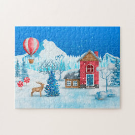 Puzzle (27,9 x 35,5 cm, 252 Stk.) - Winterlandscha