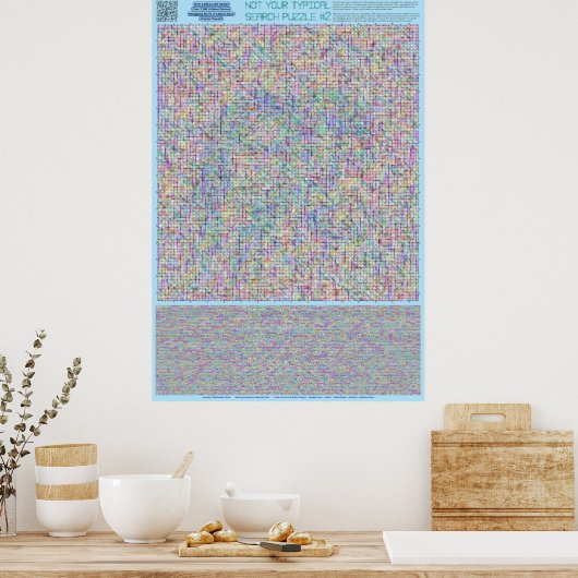 PUZZLE #2: Namen - Chaotic Solved Poster (Küche)