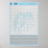 PUZZLE #2: Namen - chaotisch Poster (Vorne)