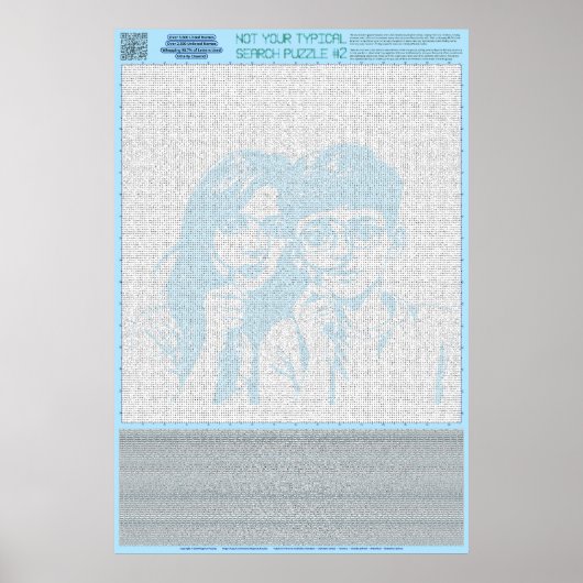 PUZZLE #2: Namen - chaotisch Poster (Vorne)