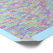 PUZZLE #2: Namen - Diabolisch gelöst Poster (Ecke)