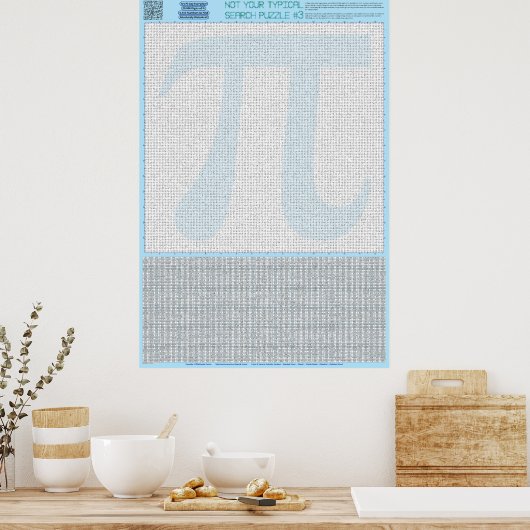 PUZZLE #3: Pi Day - Diabolical Poster (Küche)