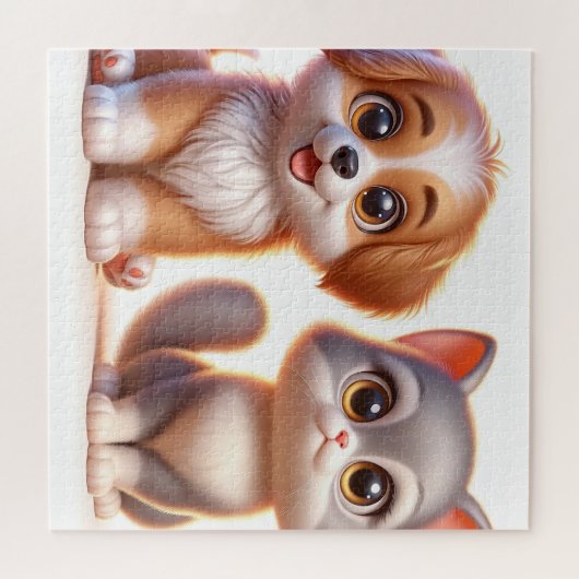 Puzzle 3D Animated 20"x20" with giftbox (Horizontal)