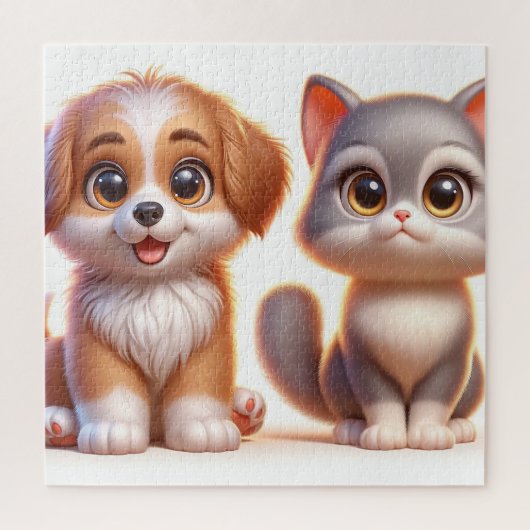 Puzzle 3D Animated 20"x20" with giftbox (Vertikal)